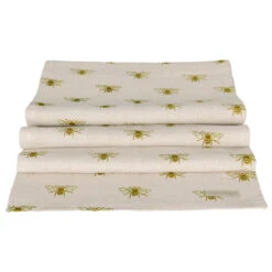 Bees Linen Table Runner