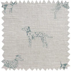 Fetch Duck Egg Linen Blend Fabric By The Metre