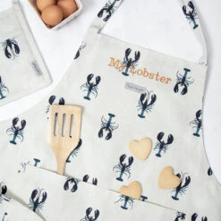 Lobster Adult Apron 8 Lobster Adult Apron -Sophie Allport lobster apron oven grab personalisation flat lay high res square jpg