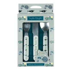 On The Farm Childrens Melamine Cutlery Set