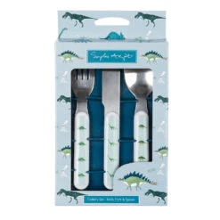 Dinosaurs Childrens Melamine Cutlery Set