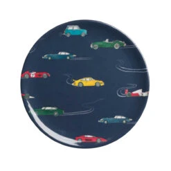 Cars Childrens Melamine Set -Sophie Allport mcs9101 cars melamine plate cut out high res square