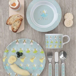 Princess Fairies Childrens Melamine Set -Sophie Allport mcs9201 princess fairies mealtime set lifestyle high res square
