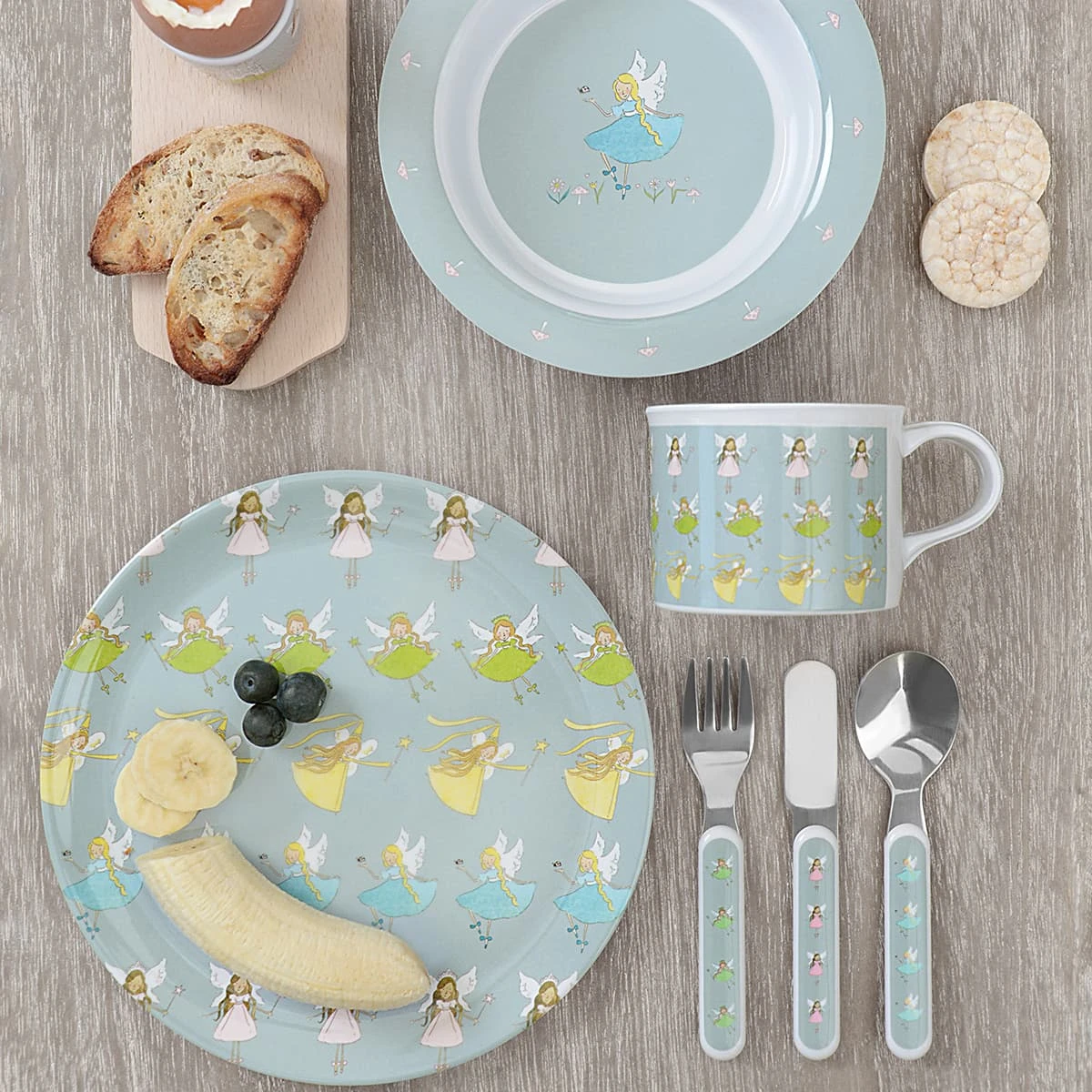 Princess Fairies Childrens Melamine Cutlery Set 3 Princess Fairies Childrens Melamine Cutlery Set - Image 3