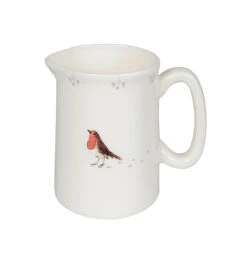 Robin & Mistletoe Jug -Sophie Allport mjrm00 robin mistletoe mini jug cut out high res web image 669a9b0e e45c 408b bf45 2582308fbf59