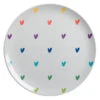 Hearts Melamine Dinner Plate