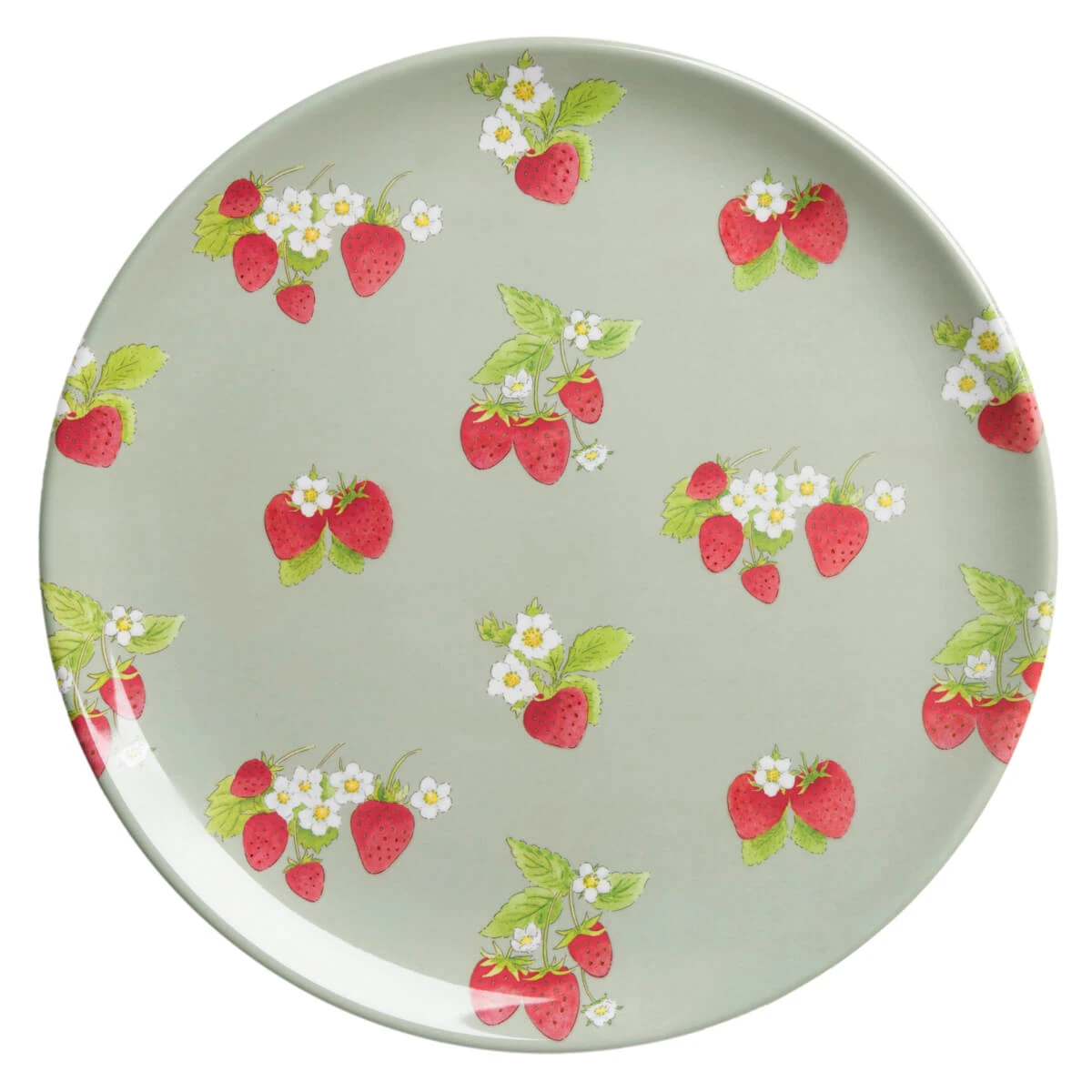 Strawberries Melamine Dinner Plate 1 Strawberries Melamine Dinner Plate