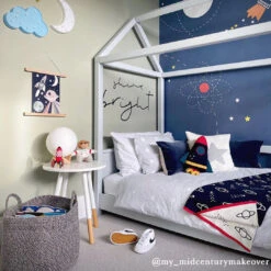 Space Blanket -Sophie Allport mymidcentury makeover SpaceCushionandBlanket