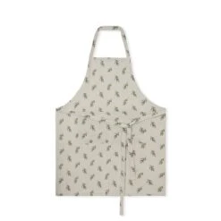 Olive Linen Adult Apron -Sophie Allport olive branch adult apron cutout lin107250 ss23 high res square