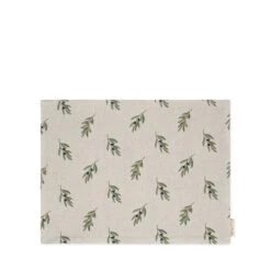 Olive Linen Placemat (Set Of 2) 13 Olive Linen Placemat (Set Of 2) -Sophie Allport olive branch fabric placemat cutout lin107820 ss23 high res square