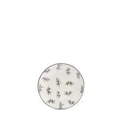 Olive Stoneware Small Side Plate 14 Olive Stoneware Small Side Plate -Sophie Allport olive branch stoneware side plate cutout ss23 high res square
