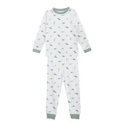 Dinosaur Kids Pyjamas -Sophie Allport pj45cj0234 dinosaur pyjama jersey set 3 4 years cut out high res square