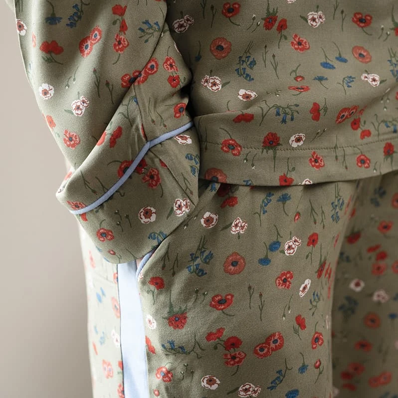 Poppy Meadow Ladies Pyjama Set 2 Poppy Meadow Ladies Pyjama Set - Image 2