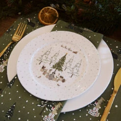 Festive Forest Napkins (Set Of 4) 11 Festive Forest Napkins (Set Of 4) -Sophie Allport pl8402z festive forest side plate scene lifestyle high res square 1ab52953 8b24 4537 9d4c 1f7986d3120e
