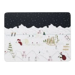 Snow Season Placemats (Set Of 4)