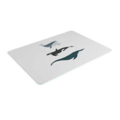 Whales Placemats (Set Of 4) -Sophie Allport pmc6901 whales placemats set of 4 2 cut out high res square