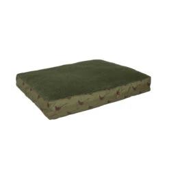 Pheasant Fleece Pet Mattress -Sophie Allport poly19755m pheasant mattress bed medium cut out high res square