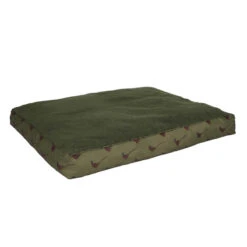 Pheasant Fleece Pet Mattress -Sophie Allport poly19760m pheasant mattress bed large cut out high res square
