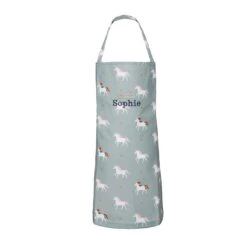 Unicorn Kids Apron 5 Unicorn Kids Apron -Sophie Allport poly55252 unicorn child apron polyester personalisation cut out high res square 1