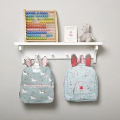 Unicorn Kids Backpack -Sophie Allport poly55520s unicorn polyester shaped backpack lifestyle high res square