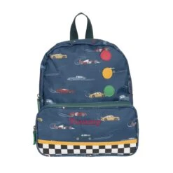Cars Backpack -Sophie Allport poly91520s cars back pack polyester shaped personalisation cut out high res square