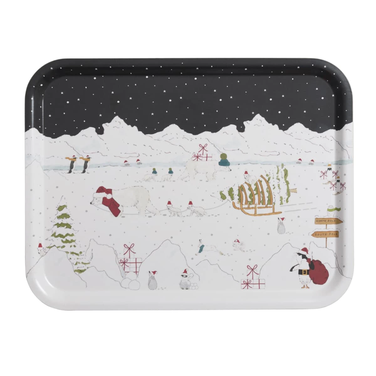 Snow Season Serving Tray - Large 1 Snow Season Serving Tray - Large