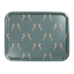 Boxing Hares Serving Tray - Large