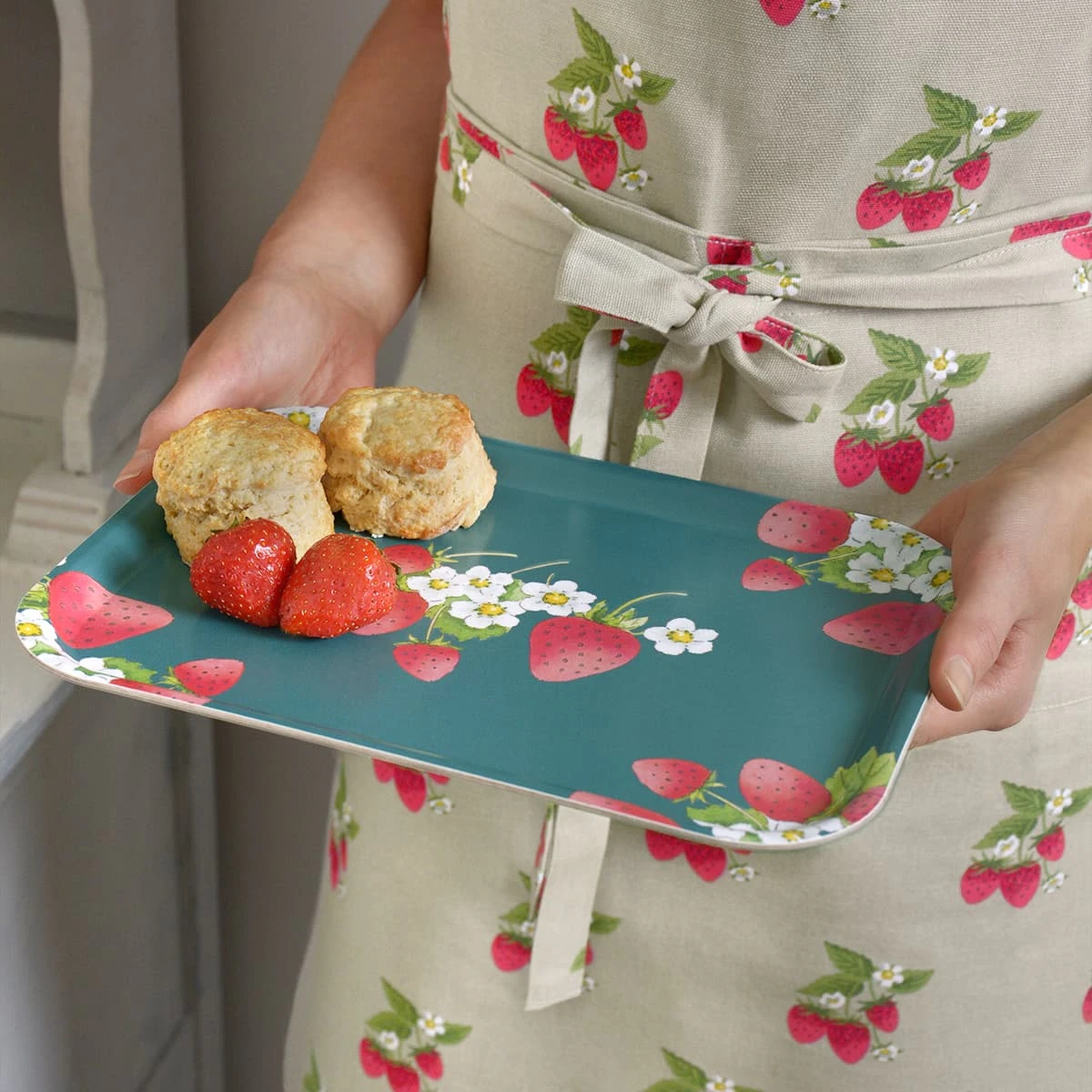 Strawberries Adult Apron 2 Strawberries Adult Apron - Image 2