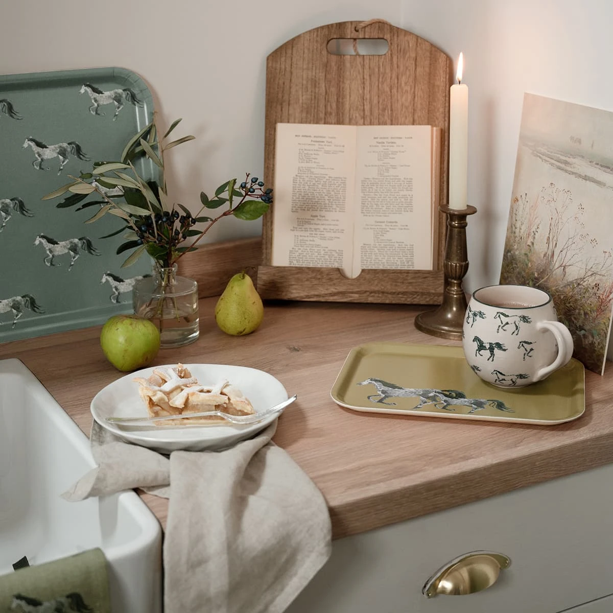 Grey Horse Serving Tray - Large 5 Grey Horse Serving Tray - Large - Image 5