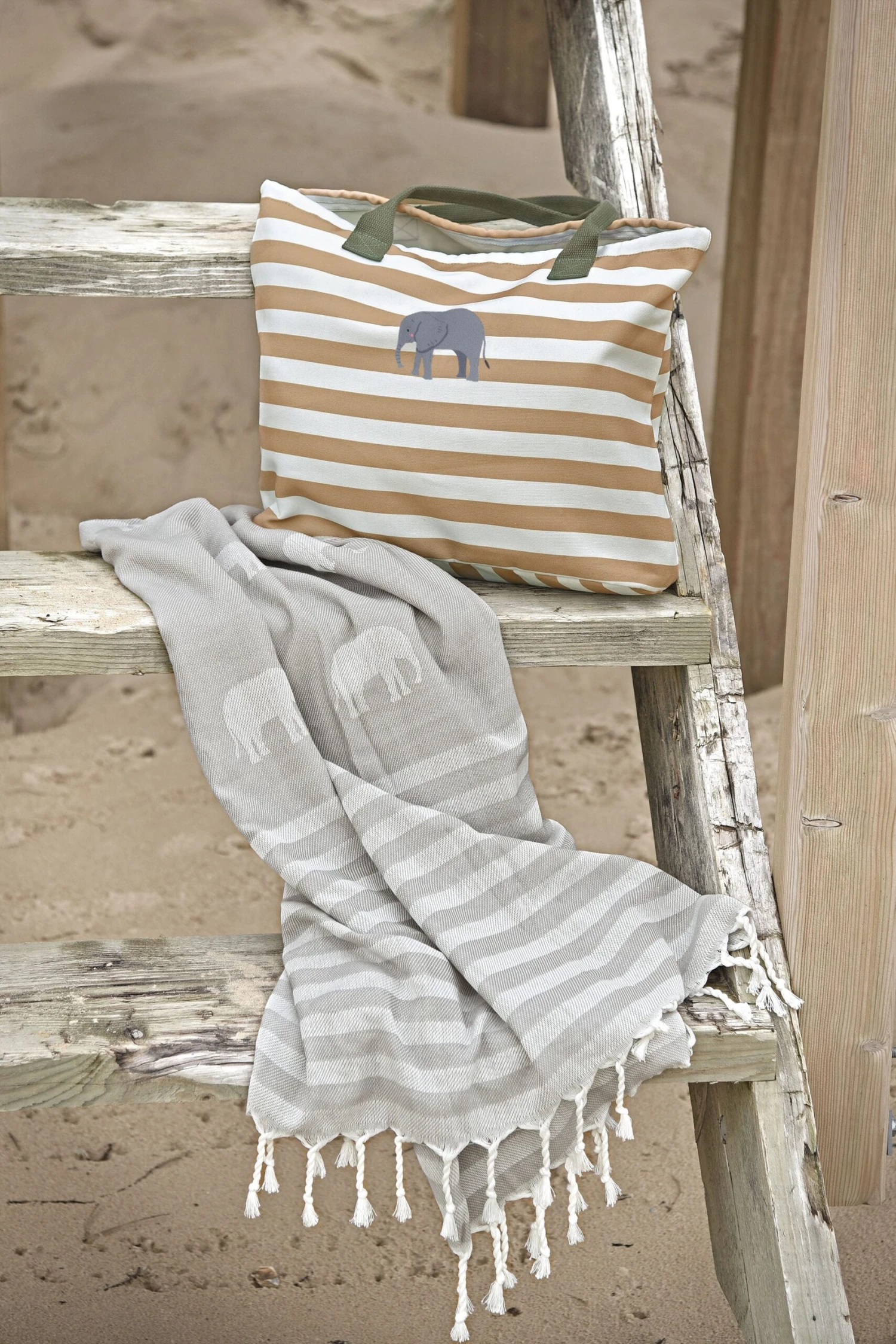 Elephant Canvas Tote Bag 3 Elephant Canvas Tote Bag - Image 3