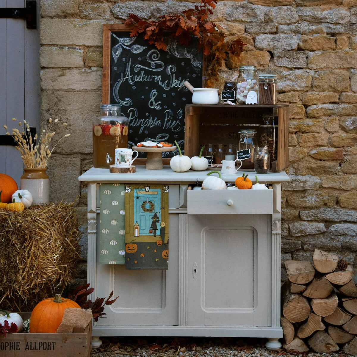 Halloween Tea Towel (Set Of 2) 3 Halloween Tea Towel (Set Of 2) - Image 3