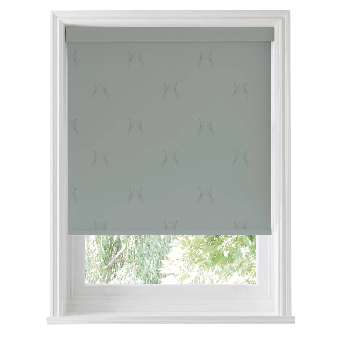 Boxing Hares Deep Duck Egg Made To Measure Roller Blind 4 Boxing Hares Deep Duck Egg Made To Measure Roller Blind - Image 4