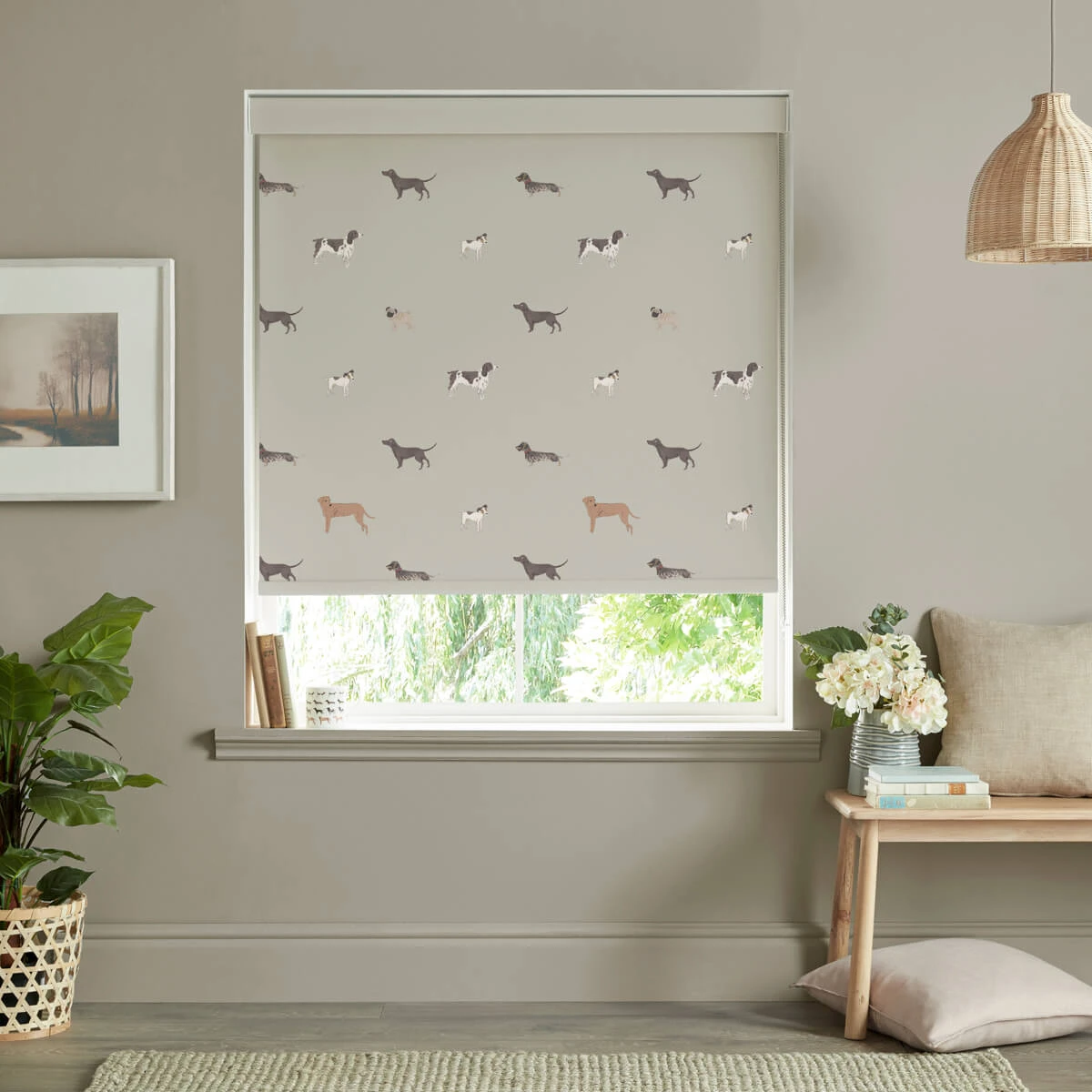 Woof Linen Made To Measure Roller Blind 1 Woof Linen Made To Measure Roller Blind