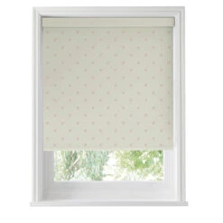 Hearts Blush Made To Measure Roller Blind -Sophie Allport rlb34bm2m hearts blush artwork roller blind made to measure cut out high res square