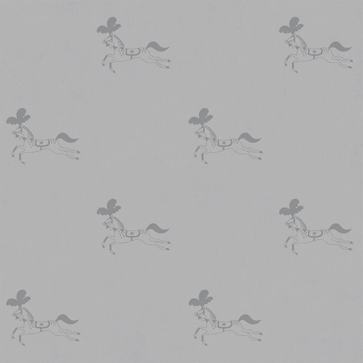 Fairground Ponies Warm Grey Made To Measure Roller Blind 2 Fairground Ponies Warm Grey Made To Measure Roller Blind - Image 2