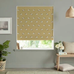 Sheep Ochre Made To Measure Roman Blind