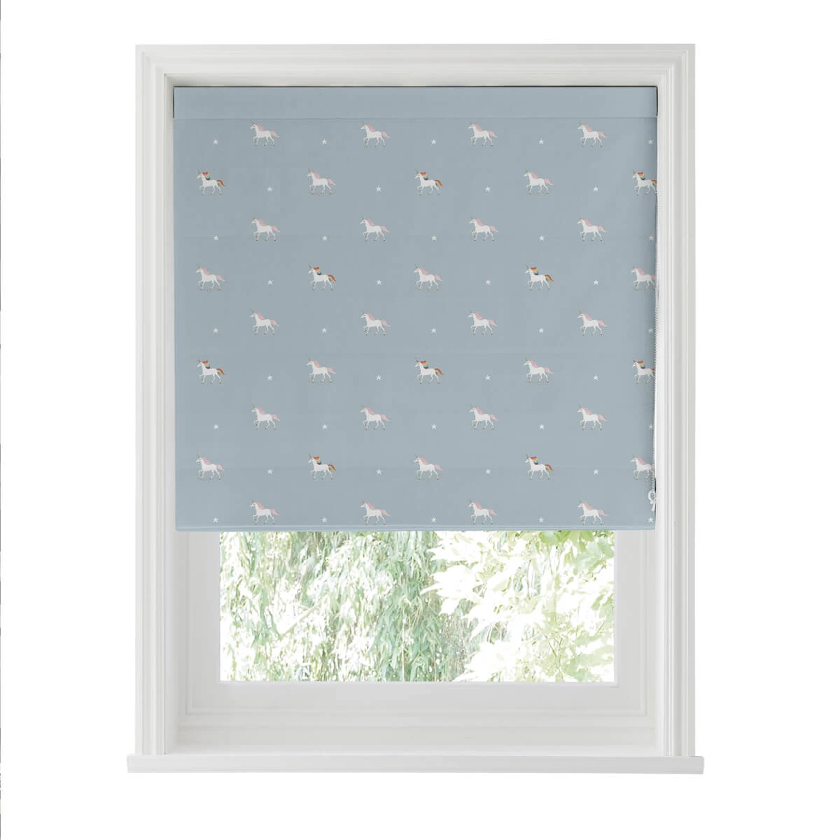 Unicorn Pale Duck Egg Made To Measure Roman Blind 4 Unicorn Pale Duck Egg Made To Measure Roman Blind - Image 4