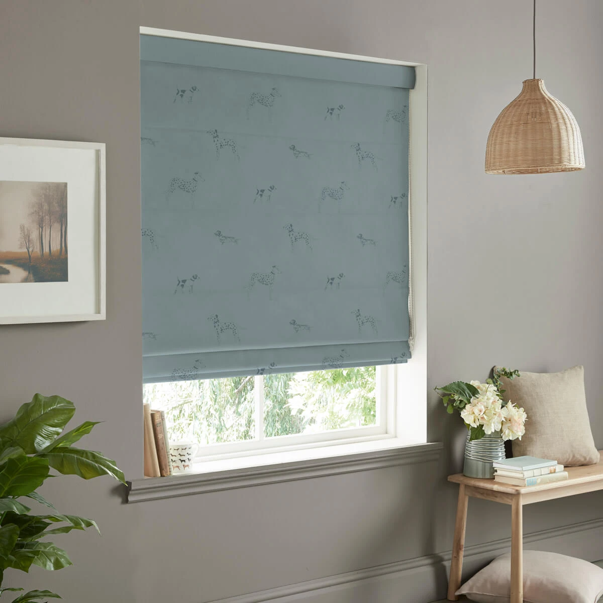 Fetch Teal Made To Measure Roman Blind 3 Fetch Teal Made To Measure Roman Blind - Image 3
