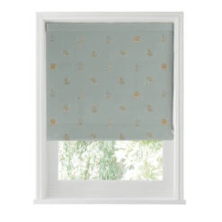 Bears Sage Green Made To Measure Roman Blind -Sophie Allport rmb79sgm2m bears balloons sage green artwork roman blind made to measure cut out high res square