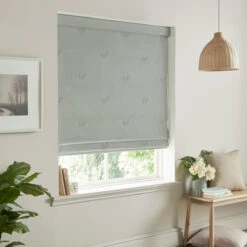 Chicken Sage Grey Made To Measure Roman Blind -Sophie Allport rmb8sgm2m chicken sage green vector roman blind made to measure lifestyle 2 high res square