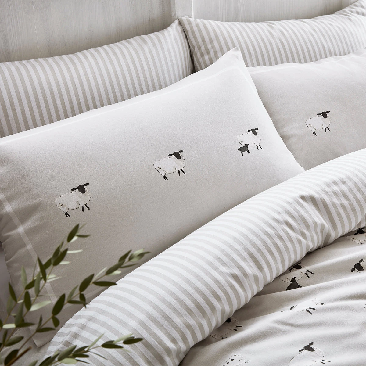 Sheep Pair Of Pillowcases 1 Sheep Pair Of Pillowcases