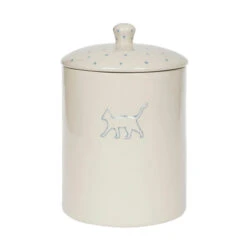 Purrfect Stoneware Storage Jar