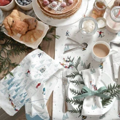 Skiing Tea Towel (Set Of 2) -Sophie Allport skiing collection lifestyle high res 4 0aec7461 04ae 47c8 b432 6c33b10718ff