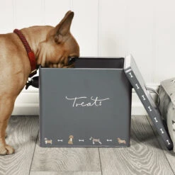 Walkies Dog Tin -Sophie Allport spt3202wk walkies pet treat tin large lifestyle 2 high res square