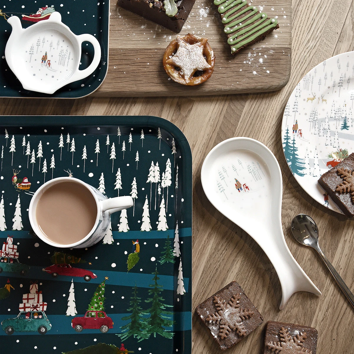 Home For Christmas Serving Tray - Large 6 Home For Christmas Serving Tray - Large - Image 6