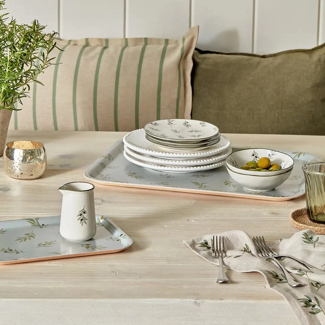 Olive Mini Stoneware Jug 3 Olive Mini Stoneware Jug - Image 3