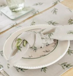 Olive Linen Placemat (Set Of 2) 11 Olive Linen Placemat (Set Of 2) -Sophie Allport ss23 olive lin107300 napkin square d5b8f702 8172 4c75 a0bd 11d58fba81be
