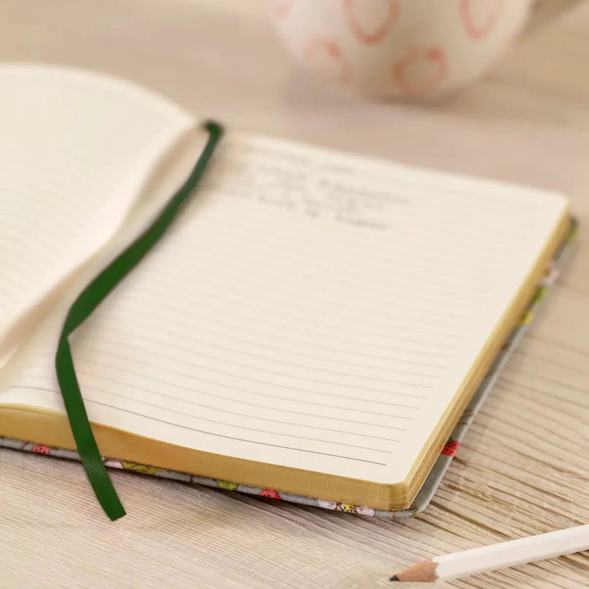 Strawberries A5 Fabric Notebook 2 Strawberries A5 Fabric Notebook - Image 2