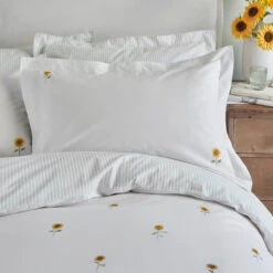 Sunflower Bedding Set -Sophie Allport ss23 sunflowers sunflowers01dq bedding detail1 square 1