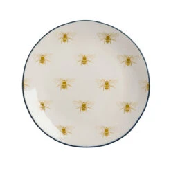 Bees Stoneware Small Side Plate